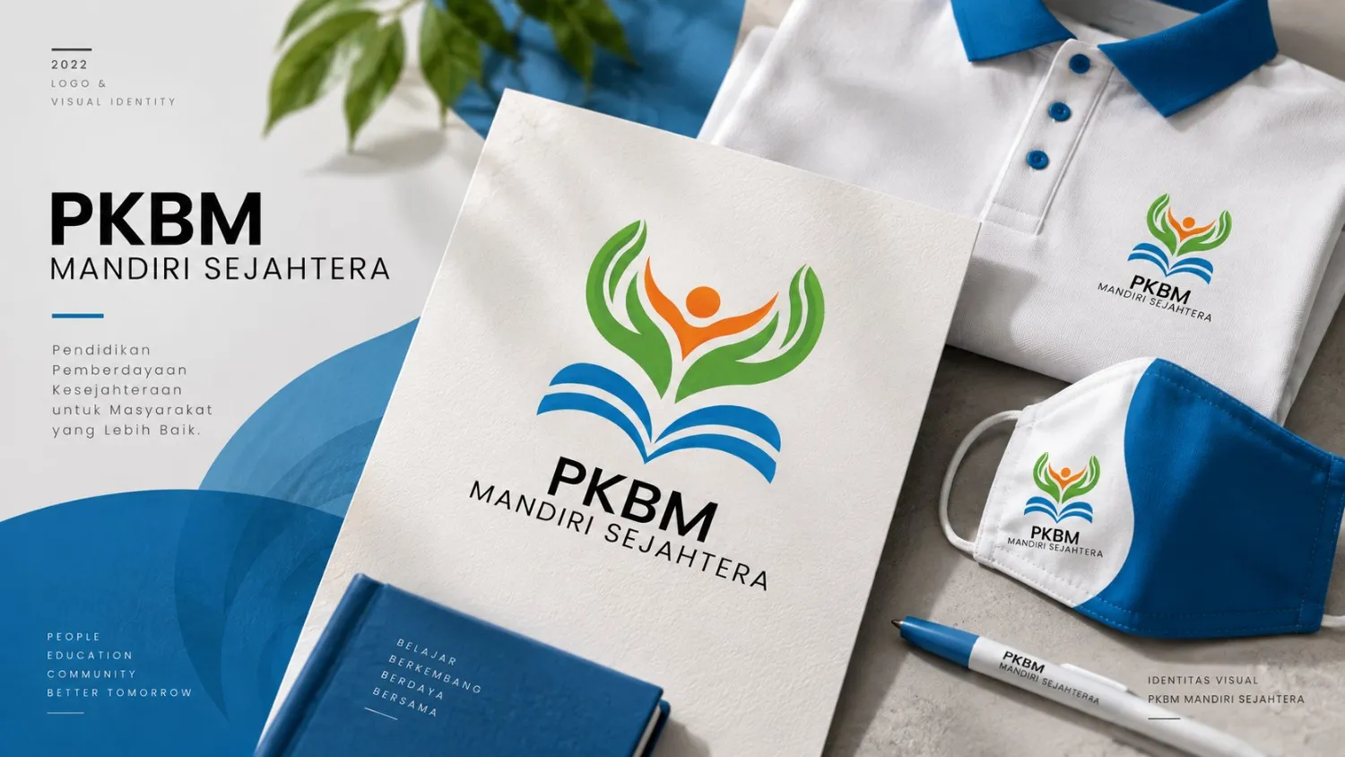 PKBM Mandiri Sejahtera - Visual Identity & Logo Design