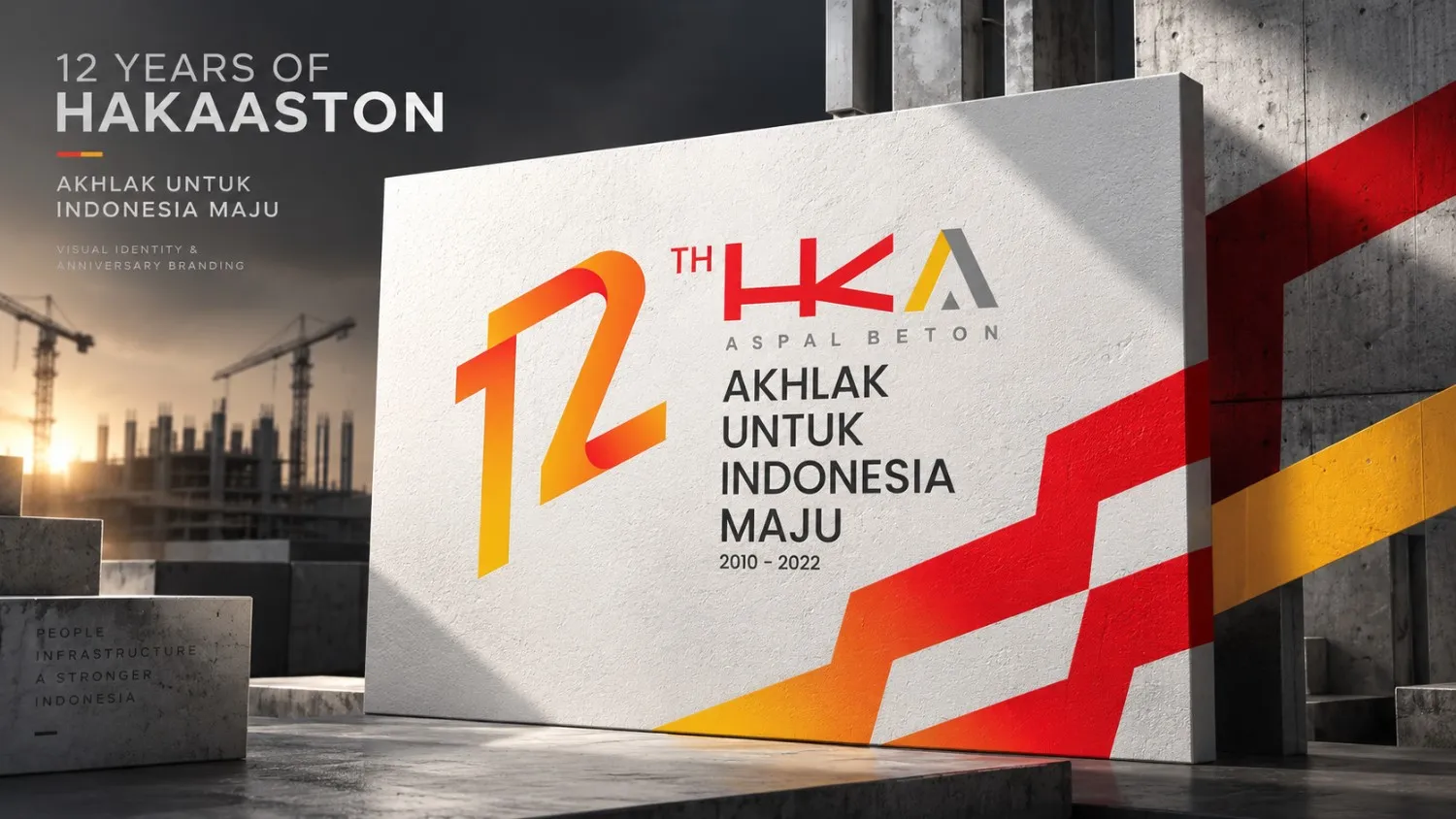 12 Years of Hakaaston - “AKHLAK for a Progressive Indonesia” Visual Identity
