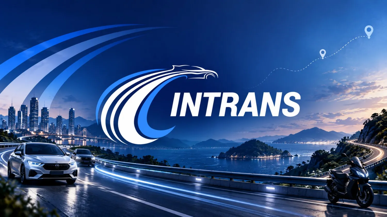 INTRANS - Transportation & Travel Brand Identity and Logo Design