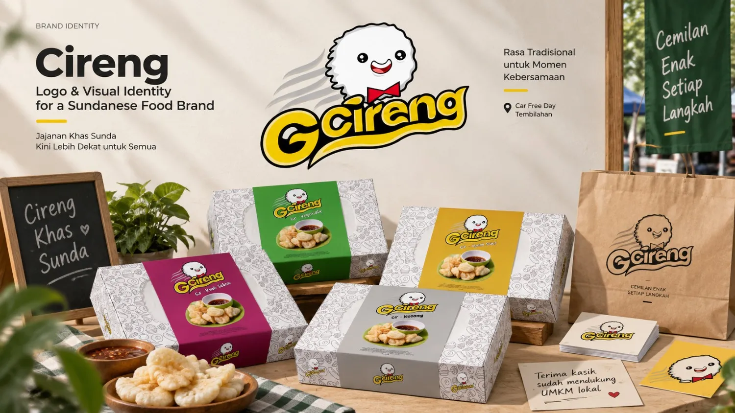 GoCireng - Logo & Visual Identity for a Sundanese Food Brand
